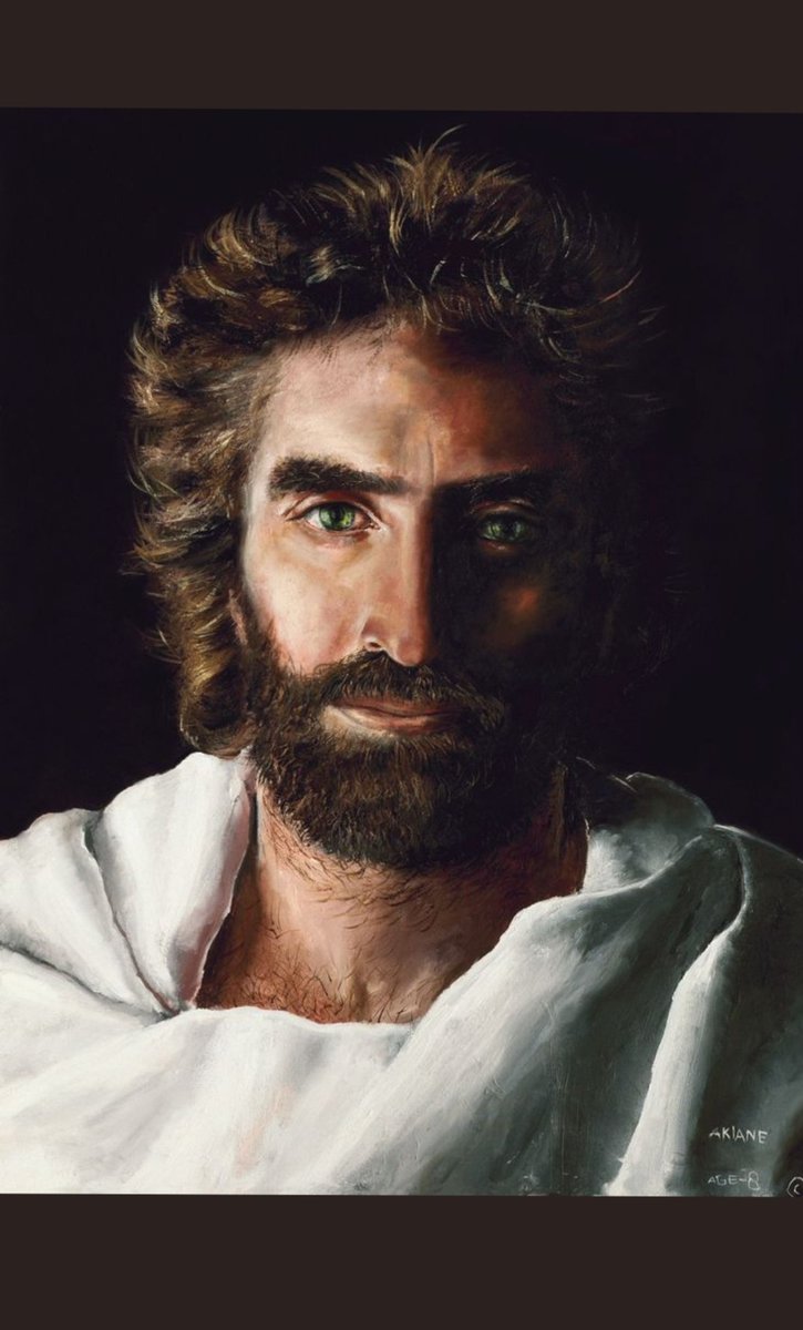 lildropss's tweet photo. @JeanneRaney @yhbryankimiq Many people giving their NDE's have depicted the Lord to have short wooly or curly hair and with an olive skin tone. This isn't quite it. A.l is misleading, misconstruing the facts. The Lord's appearance is close to the portrait the little girl Akiane Kramarik painted . https://t.co/4lPIy8AcLq