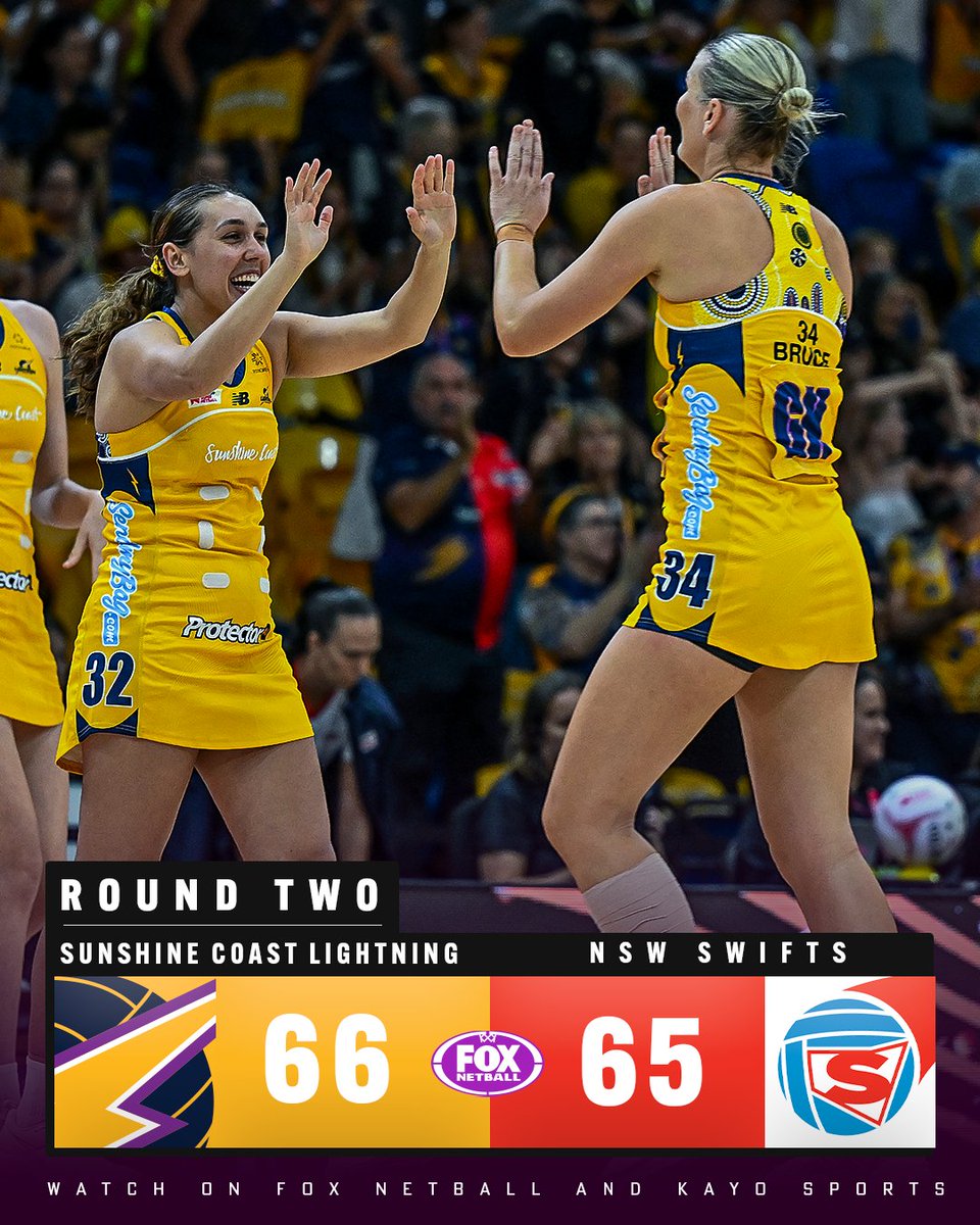 fox_netball's tweet image. Lightning get the job done! ⚡ 

#Netball #SSN2026
