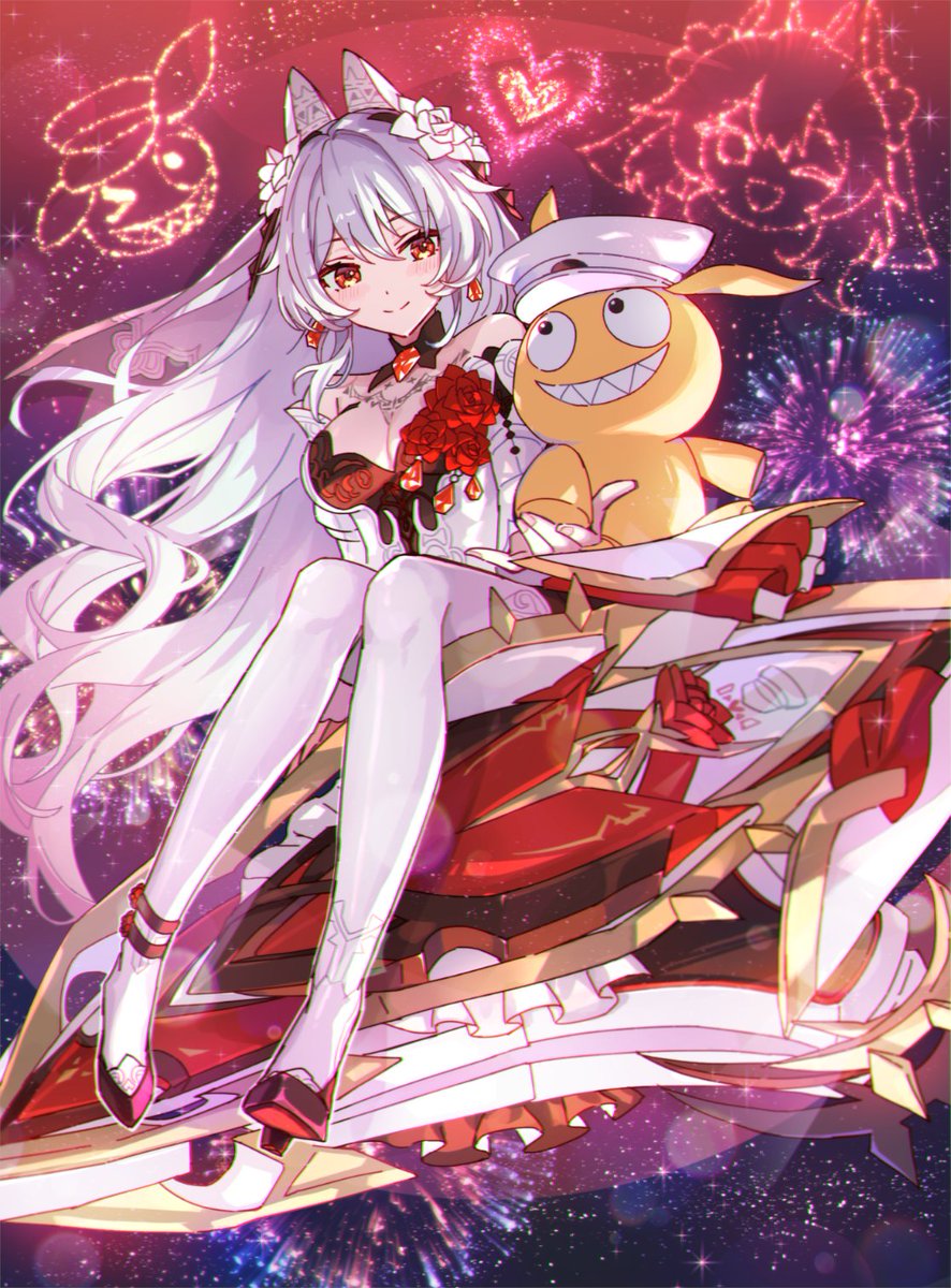 Hey, human, want to go check out the night view together tonight?
Kudos to Captain <a href="/papicopoyo/">パピ公</a> for the amazing fanwork!

#HonkaiImpact3rd