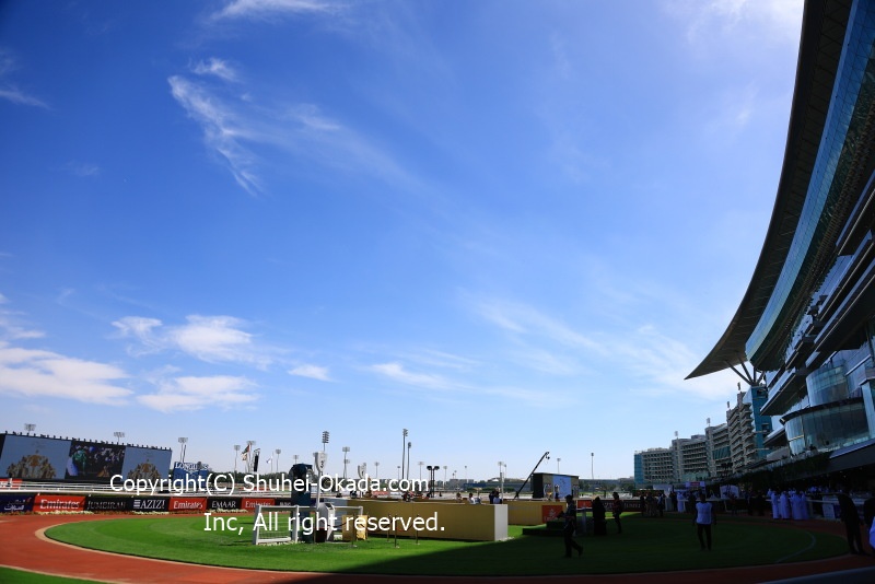 ShuheiOkada's tweet image. メイダン競馬場の雰囲気です。
#DWC26 #DWC #DubaiWorldCup #ドバイワールドカップ