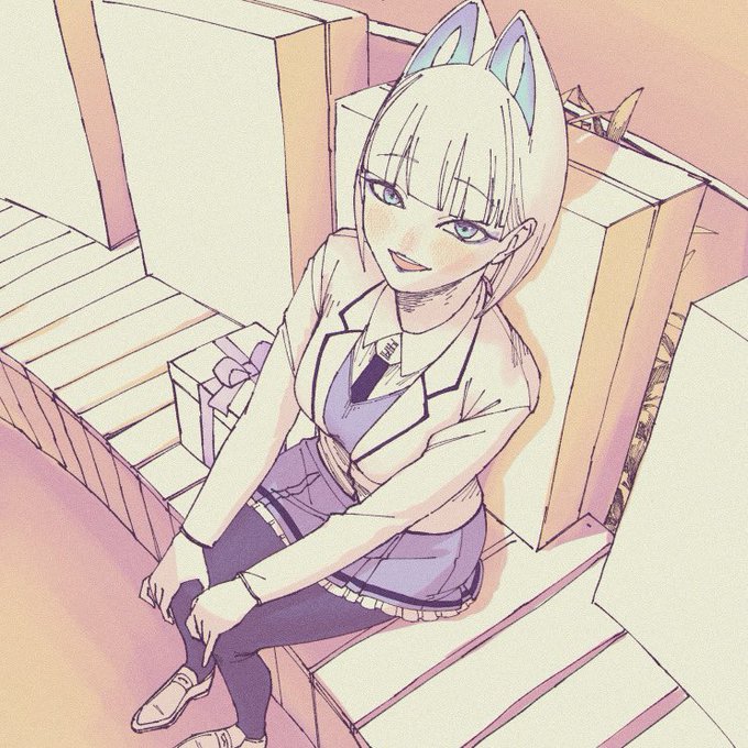 数年前によく描いてた頃のクリンちゃんと最近リメイクしたやつ 