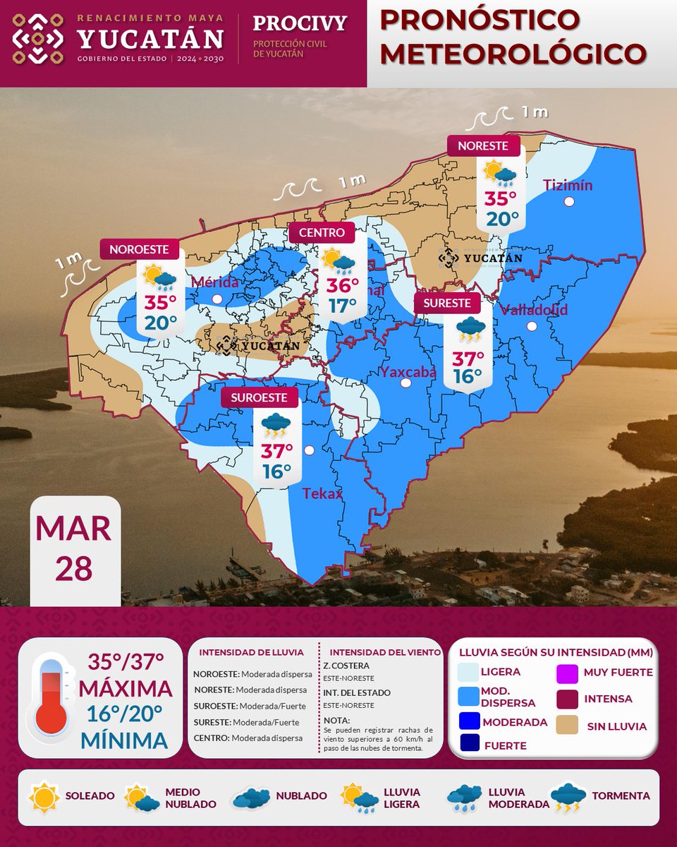 Protección Civil Yucatán tweet media