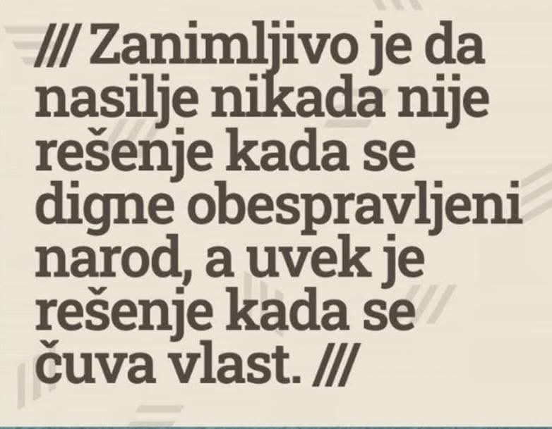 Ali stvarno tako i ...