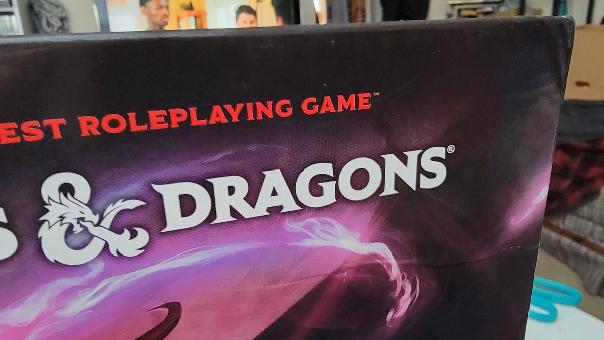My 2024 DMG finally arrived. Bargain hunting paid off. Found one in good shape w/ a minor boxed corner and slight wrinkle. Only $30... $20 lower than cover price. I now have all 3 core books again. And it is 5.5 edition.  #dnd #5e