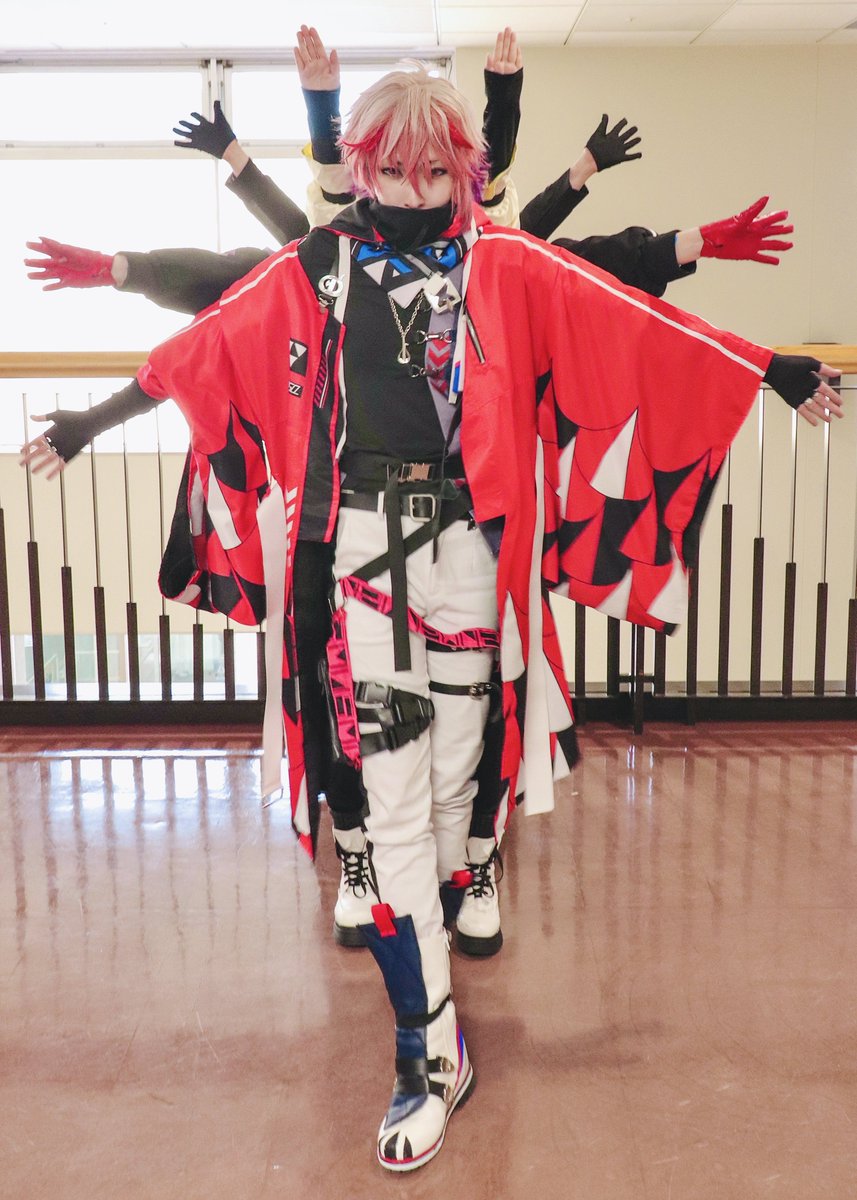 ［ cosplay ］🌈🕒 vlt

＂ これぞ！我らが最終奥義！！＂

　＼(`･ω･´)／ﾝﾊﾞｯ

🍝🍷 <a href="/asbz393/">縞📍</a>
♦️☕ <a href="/roji_xxx/">ROJI☺︎</a>
📄      <a href="/shi0116ki/">しき</a>
🦉🎻<a href="/fujiharuparusan/">藤晴🐕</a>

📸 栗子 (<a href="/akira_sakura_10/">栗子</a>)
#ガタケット183