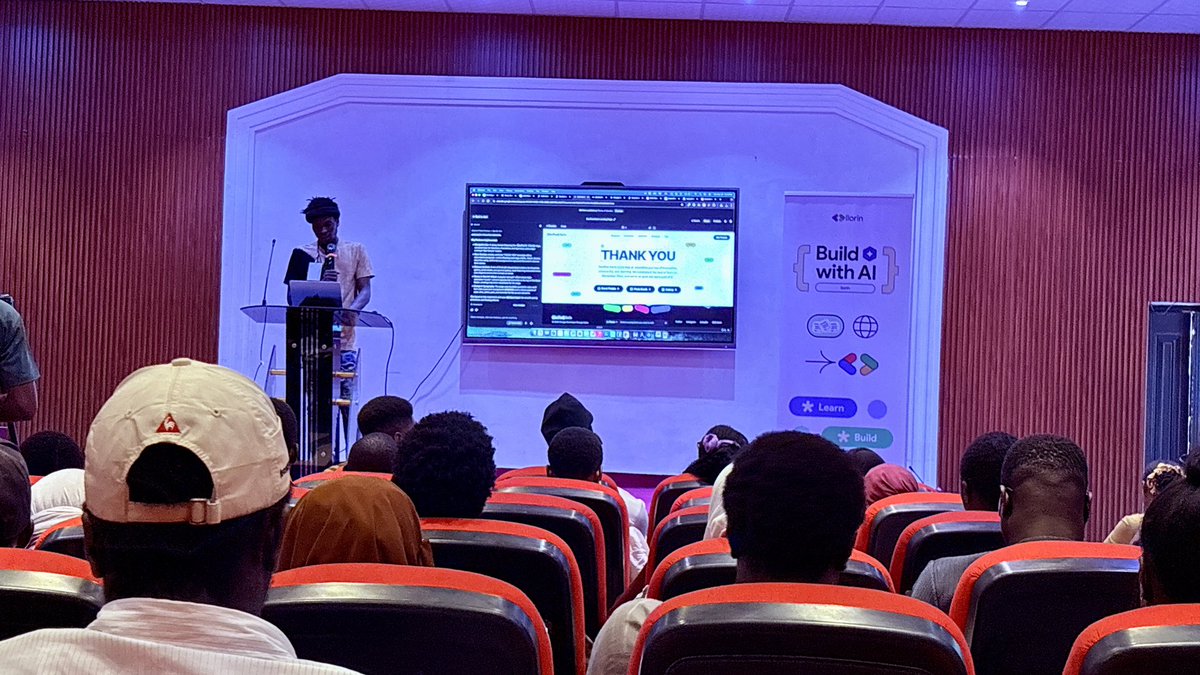 al_knbi299's tweet photo. Build with AI Ilorin 2026

"Building with Google AI Studio" by @itzareous 

#BuildWithAI #BuildWithAI2026 #GdgIlorin #BWAIIlorin26 #BuildWithAI26 https://t.co/LFjCMs2BvH