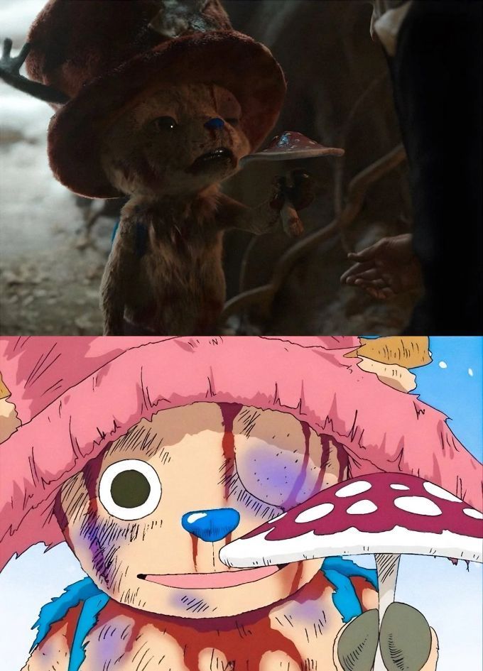 strawhats's tweet photo. Live action vs Anime https://t.co/kpfED98inU