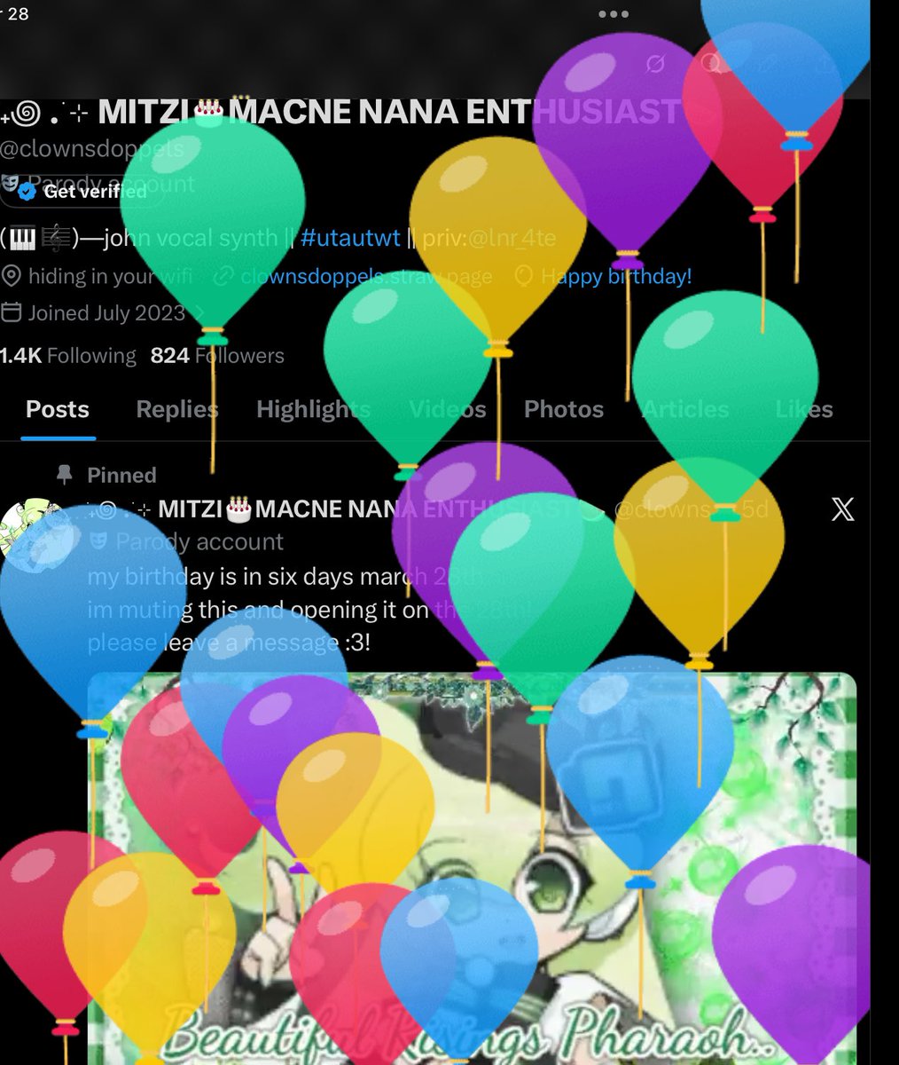 ݁˖꩜ . ݁⊹ MITZI🎂MACNE NANA ENTHUSIAST🍉 tweet media