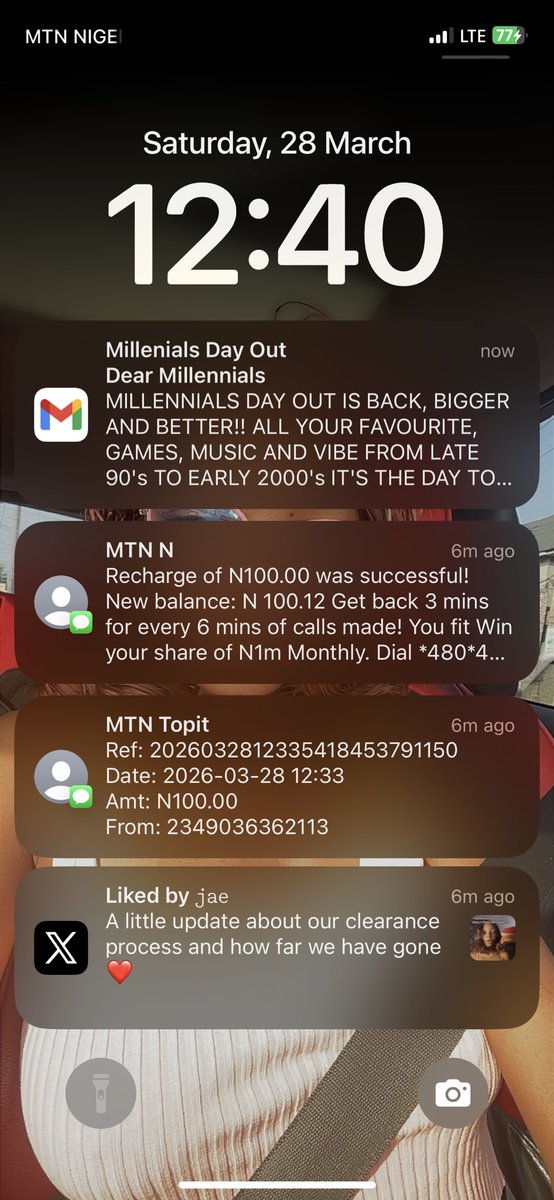 Ola33337Obajimi's tweet photo. Millennials day out really srs oh ๐๐๐
Just received a mail from them
Anyways we out ๐ซ ๐ซ ๐ซ ๐ซ ๐ซ
#millennialsday https://t.co/lgNIXmqq8j