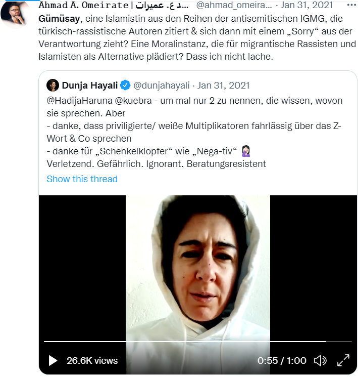 MollersPaul's tweet photo. @JochenBittner @LorenzMaroldt Kübra Gümüsay, Lehrerinstitut Hamburg, dort auch Natasha A. Kelly Gast, Israel-Hass & Bezug zu islamist. Strukturen bei ihr auch über Partei Die Urbane. #Radwan #Hafez
Warum überlässt man Recherchen anderen?
Kelly relativiert auch den Holocaust, wird dennoch ins NS Dokuzentrum https://t.co/2wFkDhVUAt