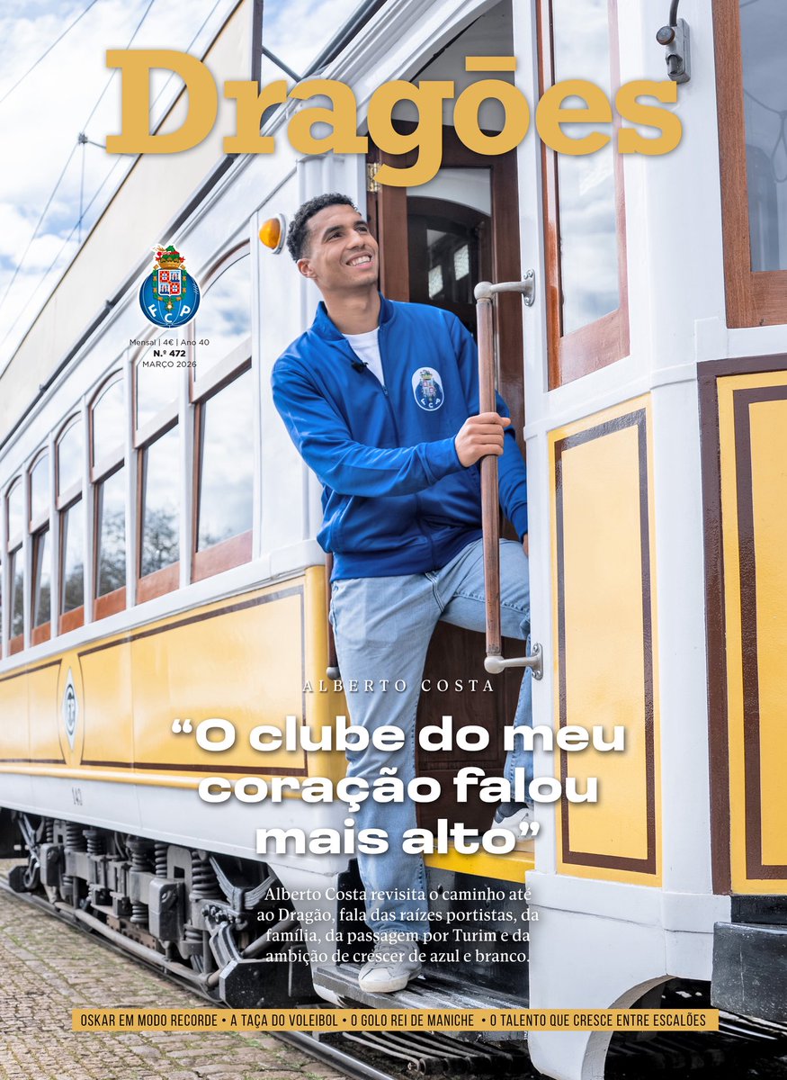 Alberto é a capa da revista 𝐃𝐫𝐚𝐠𝐨̃𝐞𝐬

Para ler na App FC Porto ou em joom.ag/bhvd