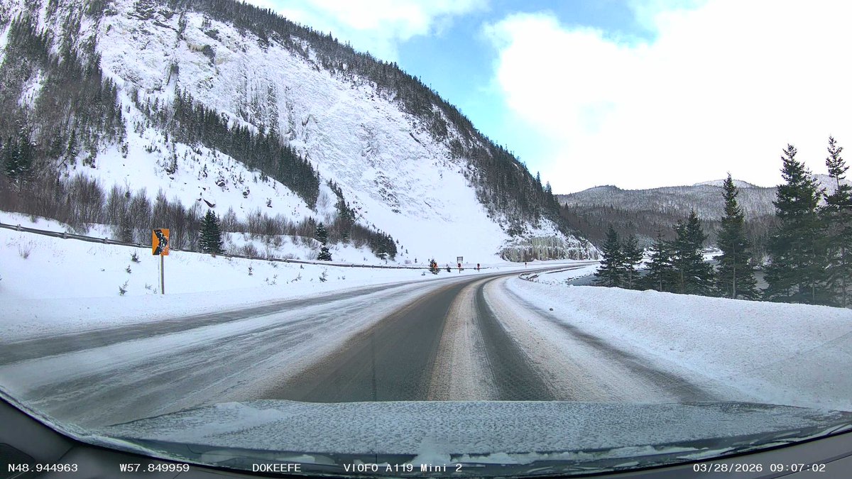 DonnieOK's tweet image. Roads are plowed but snow and slush remain. Winter driving #nltraffic #nlwx #Cornerbrook #steadybrook