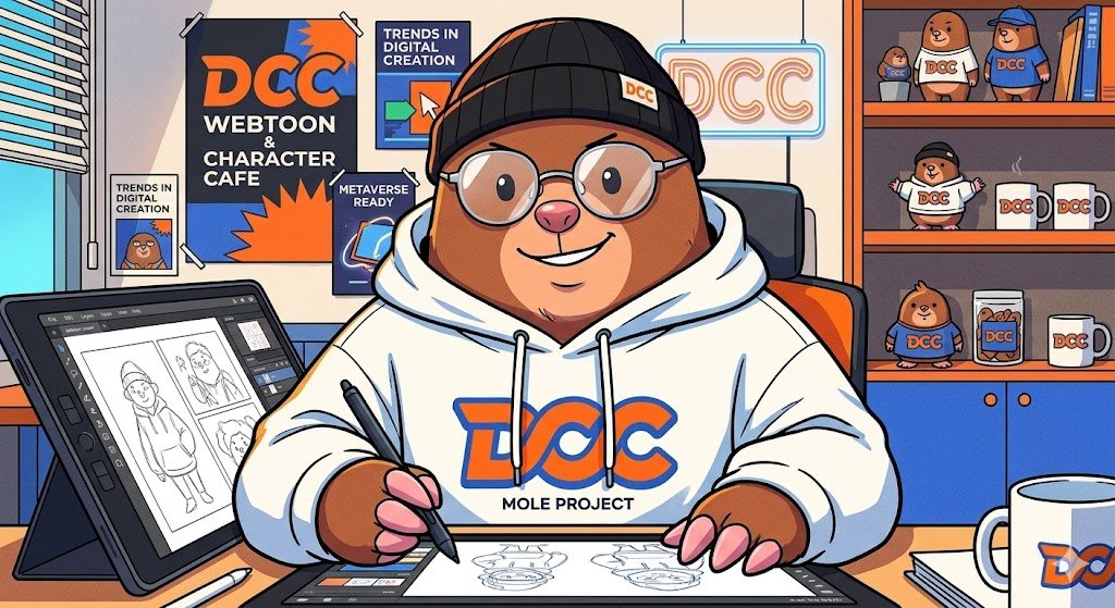 DeckCoin_DCC's tweet photo. Trendy mole artist at work! 🎨 Drafting the next big thing for the 'DCC MOLE PROJECT'. Metaverse ready!
#DCC #DCCMOLEPROJECT #Webtoon #CharacterCafe #Metaverse #DigitalDrawing https://t.co/vrnp5Eq8nr