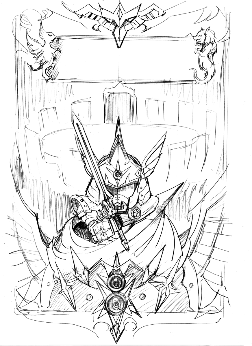 皇騎士の方が結構描いてる。というか天野さんの絵のパロよくやってたな。
FF2とかアルスラーン戦記とか帝国とか侵略者に反抗する主人公って重なるモチーフが結構あったので 