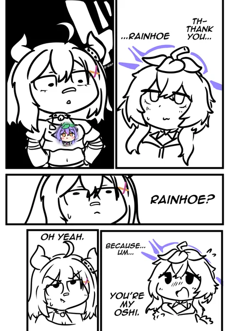 Cuz you're my Rainhoe ?
 #RainhArt 