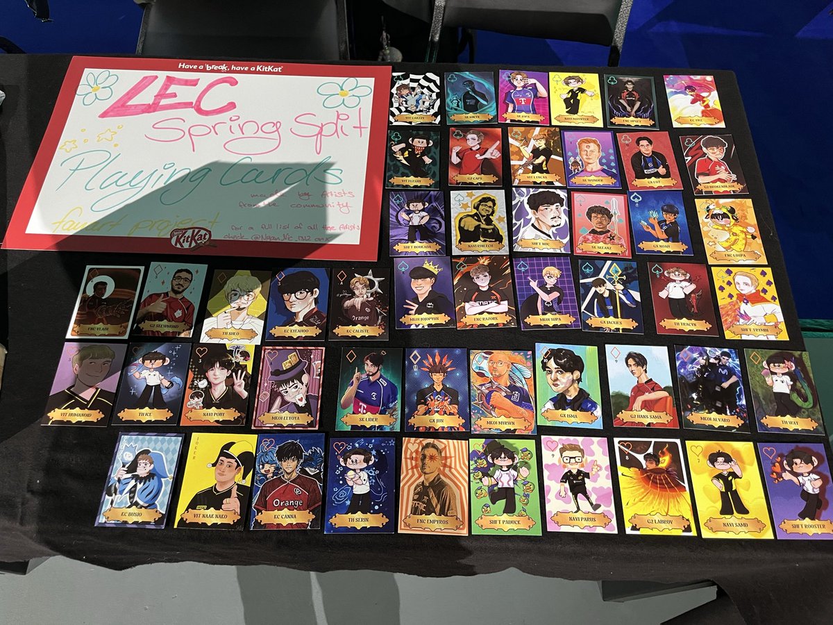 lec_fanart's tweet photo. We’re back @LEC 💜💜💜
Come check the LEC card game irl 💜 https://t.co/8tHYNOk7Mo