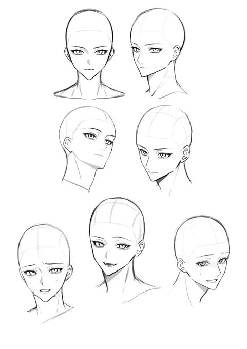 顔がわからなくなって練習🧐 