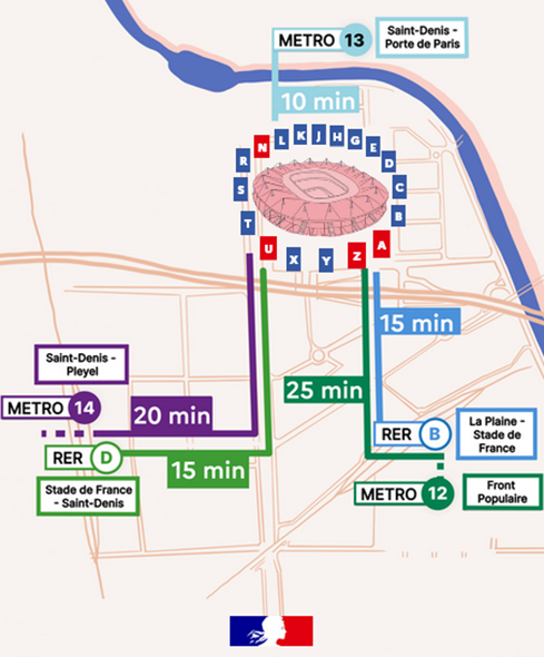 Image de Préfet de la Seine-Saint-Denis - #Transports #StadeDeFrance | Match Sénégal / Pérou⚽
Itinéraires conseillés pour rejoindre et quitte