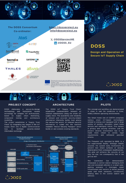 DOSSprojectHE's tweet photo. Our latest project brochure is avilable for download ➡️ https://t.co/ZXf5pVEAf5
#HorizonEurope #IoTsecurity #cybersecurity #cyberresilience #supplychainsecurity https://t.co/WMNa2UteQG
