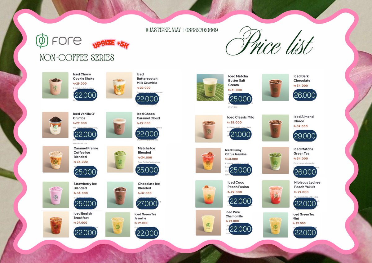 aaaaaaaavocados's tweet image. PROMO KOPI KENANGAN &amp;amp; FORE 50%

open jasa order kopken fore tomoro starbucks janji jiwa mcd kfc richeese jco cgv pizza hut dominos

berlaku seluruh outlet di Indonesia, yuk bisa tanya tanya dulu yaa😍
#zonauang #promo #kopken #fore #jasdor