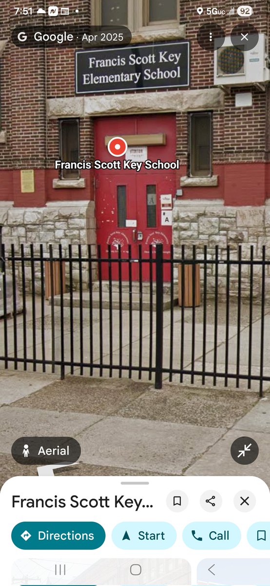theTenaciousCK's tweet photo. @GemStateGhost @LemonLymancom I pass a Francis Scott Key elementary school on the bus home from work and have a little chuckle every time! https://t.co/cVGUB7zYVr