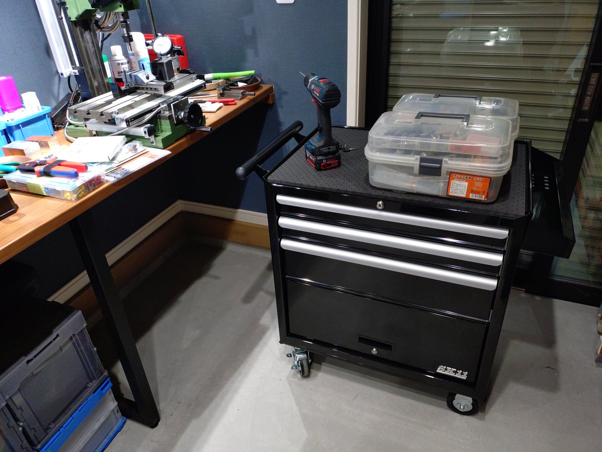 My new gear... 思ったよりデカい！これなら手持ち工具余裕で全部入りそう