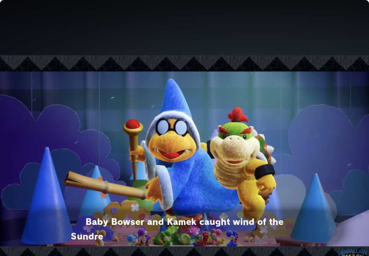 KevinPoppe17's tweet photo. @ManniMotiviert @VGibbster @KryisBIS It’s also stated in the game itself that this is Baby Bowser. And The final boss of the game is Called the great king bowser. https://t.co/NQ3L9mCc0n