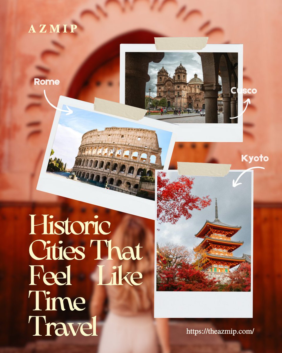 IAzmip's tweet image. Historic Cities That Feel Like Time Travel | Discover Timeless Destinations with Azmip
Travel the World Without the Burden of Visa Applications, as TheAzmip.com Connects You to the Best Visa-Free Destinations.
#Azmip #HistoricCities #TravelBackInTime #TravelInspiration