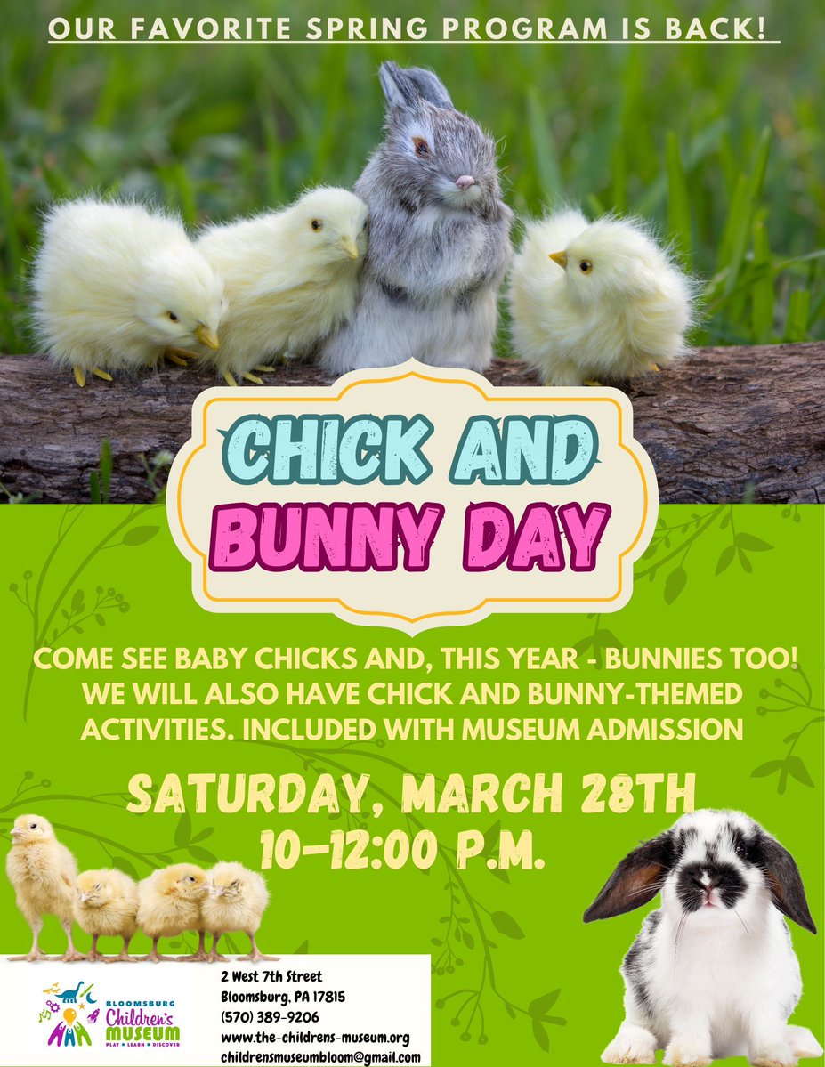 Bloomsburg Children’s Museum tweet media