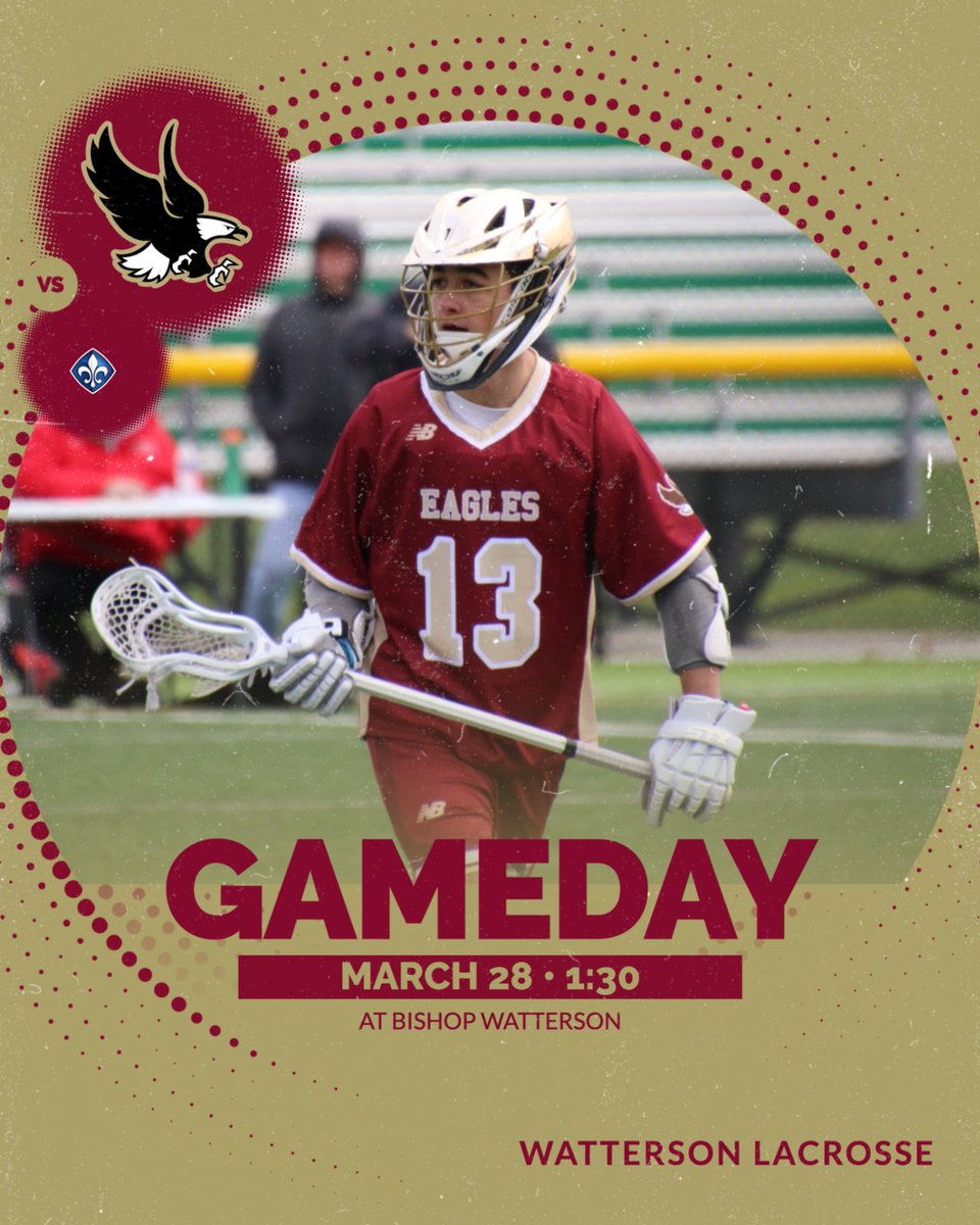 BWHSlacrosse's tweet photo. IT'S GAMEDAY!! Varsity hosts St Louis University High School today. #GoEagles #οικογένεια

⏰ Varsity-1:30
🆚 St. Louis University HS
📍 Watterson https://t.co/0Vdw5Zh76L