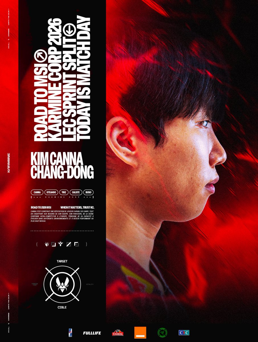 🔴 LEC 2026 Spring Season

Enfin le retour de la LEC. Une revanche à prendre, un trophée à aller chercher et le MSI à atteindre : cette aventure commence maintenant #KCORPWIN

🆚 <a href="/TeamVitalityLOL/">Team Vitality League</a>
⌚️ vers 16:15 selon le 1er match
📺twitch.tv/kamet0