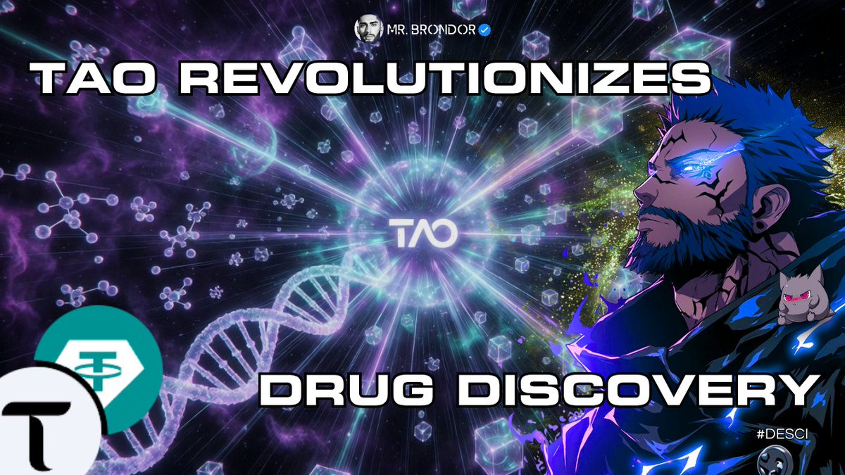 MrBrondorDeFi's tweet photo. $TAO REVOLUTIONIZES DRUG DISCOVERY - THIS IS WHY I'M BULLISH ON DESCI

Drug discovery is broken.

$2.6 billion and 10 years to bring one drug to market

Big Pharma running the same broken playbook for decades

 @metanova_labs on Bittensor Subnet 68 said nah

They built the first decentralized virtual drug screening platform and the numbers speak for themselves

4.6 million molecules screened against 7,000+ protein targets in 4 months

From 1 billion compounds, now expanded to 65 BILLION possibilities through combinatorial reactions

Largest decentralized screening ever done

How it works?

Miners compete 24/7 submitting molecules or search algorithms

Best performers get rewarded with NOVA tokens

Non-stop global hackathon for discovering new drugs G

No gatekeeping academics, no Big Pharma sitting on patents

Open, permissionless, merit-based

Already partnered with DiaGen AI, wet lab testing coming soon

This is what DeSci was always supposed to be

Real problems, real solutions, real incentives

$TAO sitting at the center with 21M fixed supply

While CT chases memes, life-saving infrastructure gets built

Bullish on DeSci, bullish on $TAO Tribe

-Brondor

NFA - DYOR- NO ADV- I just share what I find interesting about the TAO ecosystem, my goal is to grow my account and nothing more. Cannot be more transparent than this my Tribe.