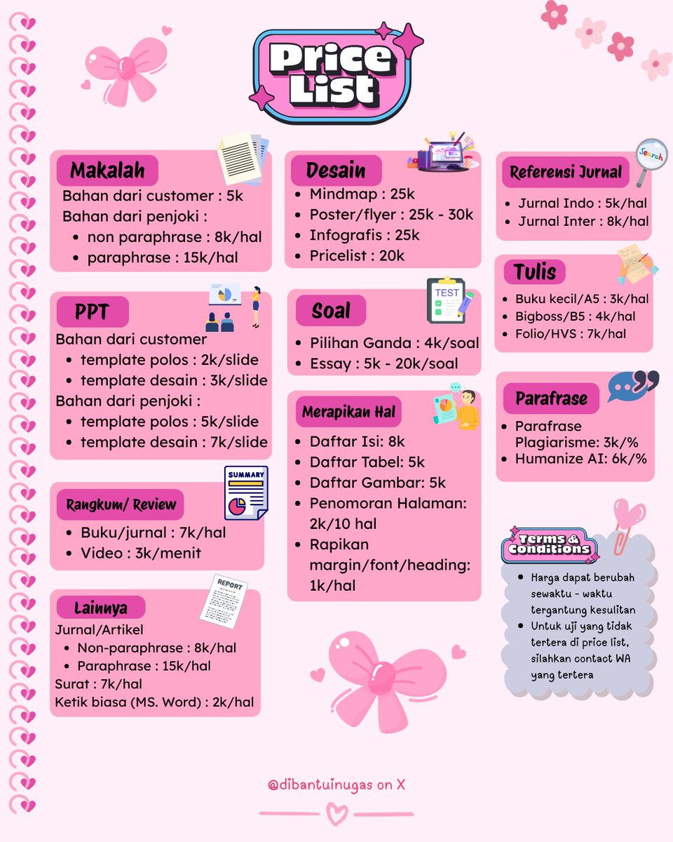 FAST RESPON WA || JOKI TUGAS MAKALAH / PPT tweet media