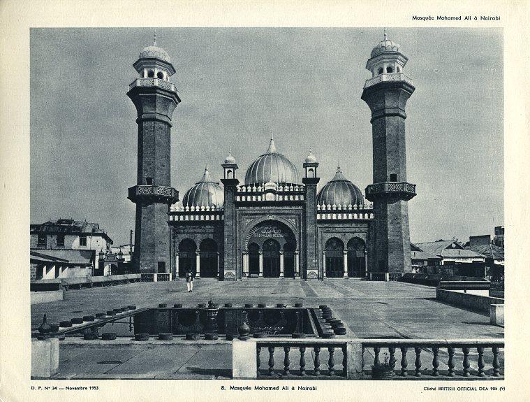 KResearcher's tweet photo. Jamia Mosque, Nairobi in 1953. Construction of the Mosque started in 1902. https://t.co/4jLEabId7Z
