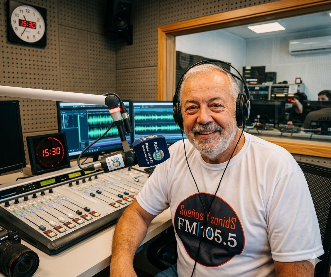 De 14 a 17, compartimos <a href="/Radio10/">Radio 10 - AM 710</a>
Contestadora: 223 3 002 802
WhatsApp: 223 5 63 53 11 - 223 496-0008
Twitter: ssonidos
📷 Facebook: Sueños y Sonidos
📷 Instragram: suenosysonidos
Conducción: Luis Alberto Gargiulo.