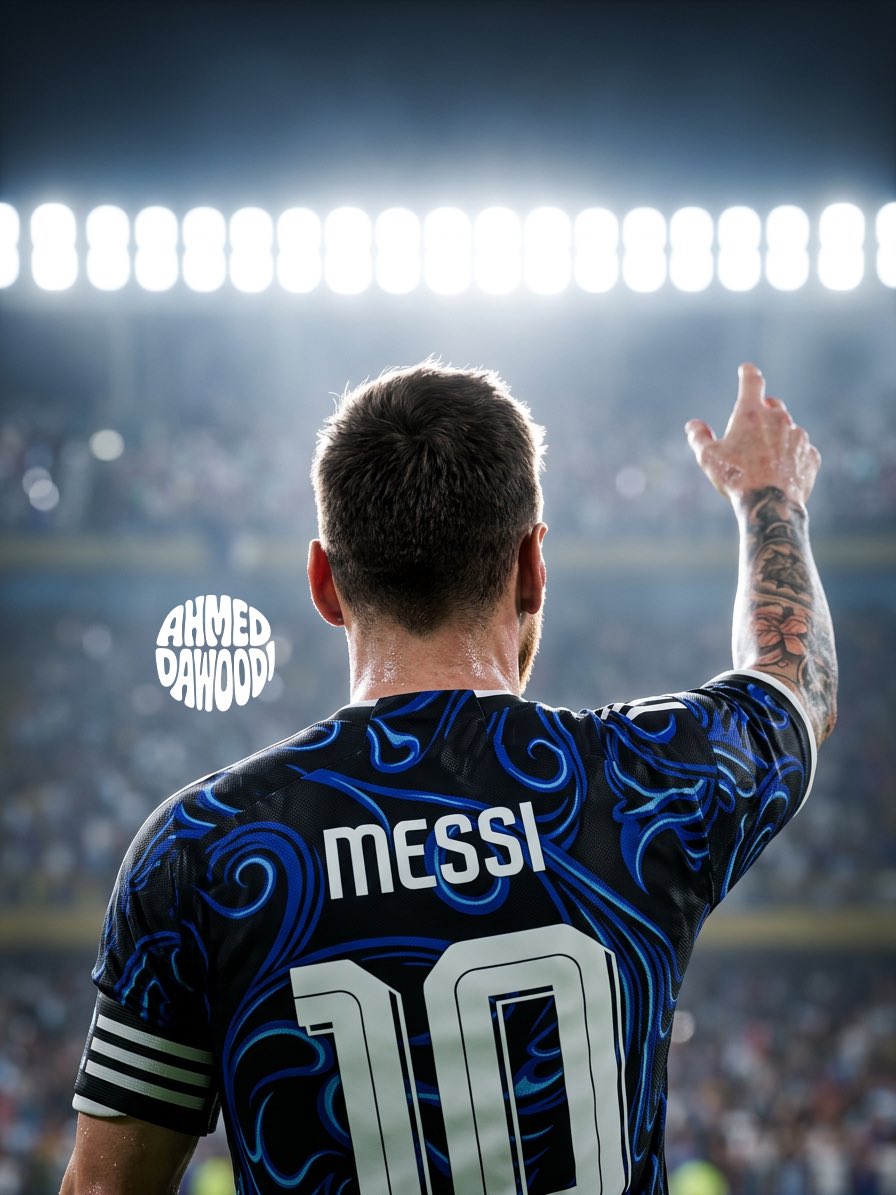 #تصميمي لصور الظهور الاول لطقم بطل العالم الاسطورة ليونيل ميسي😎🔥🚀

#messi | #argentina | #wallpapers