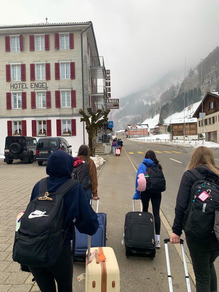 MAC Europe Trip 2026 - Students arrived in Zurich and toured the historic city. Finishing the day in Emmetten!