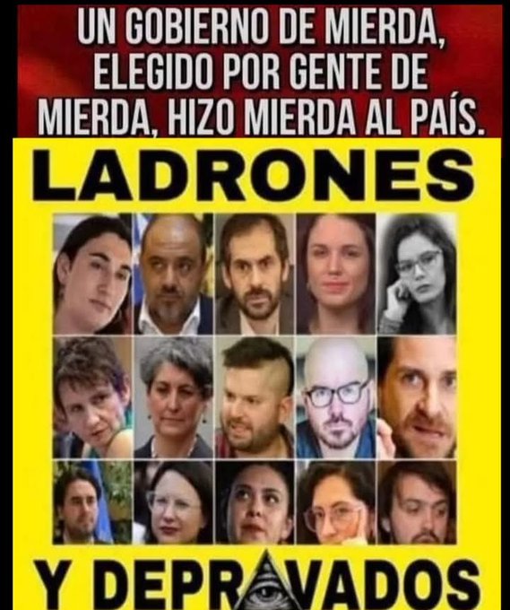LAugustoPintoP's tweet photo. @GaelYeomans EL PUEBLO DE CHILE YA ESTÁ ENCAMINADO A EXTERMINAR A LOS COMUNISTAS Y SACARLOS DE TODO ÁMBITO POLITICO Y SOCIAL.
VOLVEREMOS A SACARLOS DESDE NUNCA DEBERÍAN HABER ESTADO.
SOBRETODO EN LA EDUCACIÓN.
ELIMINAR EL MARXISMO EN CHILE YA NO ES UN DESAFÍO.
"ES UNA NECESIDAD NACIONAL".!!!! https://t.co/rJt90wFgt5