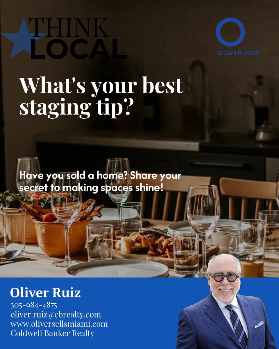 ✨ First impressions matter! Here’s how to make your Edgewater condo shine for an open house: declutter, depersonalize, &amp; add a splash of greenery for that fresh Miami vibe. Ready for the next step in selling paradise? Share your best staging tip!