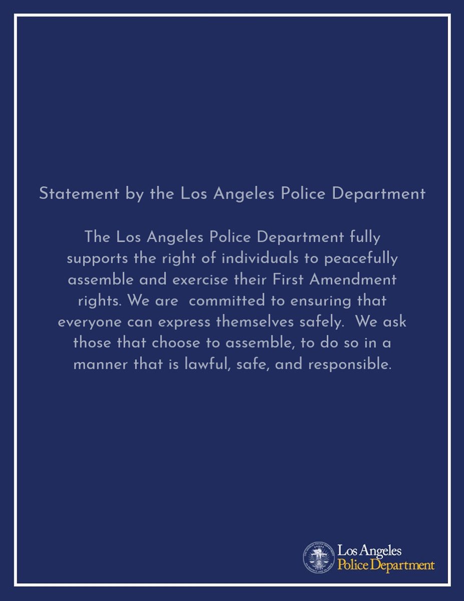 LAPD HQ tweet media