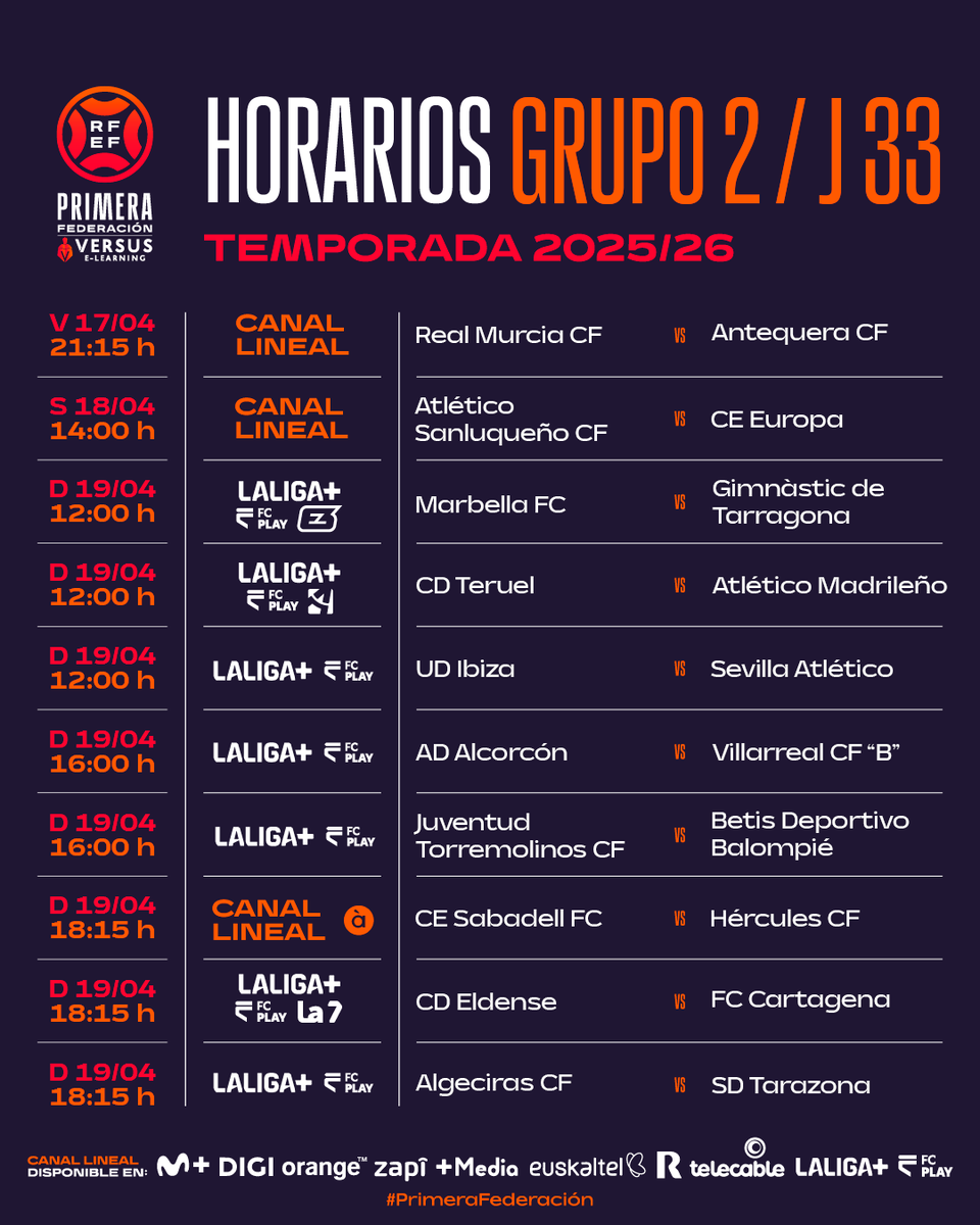 Primera Federación Versus e-Learning tweet media