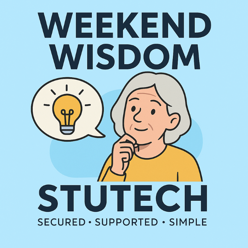 StuTechAZ's tweet photo. 💡 SATURDAY, MARCH 28 — Weekend Wisdom Digital clutter slows you down.
Take time to organize files regularly.

Organizing digital files improves both performance and productivity.
#WeekendWisdom #StuTech https://t.co/VGzuO7PoBo
