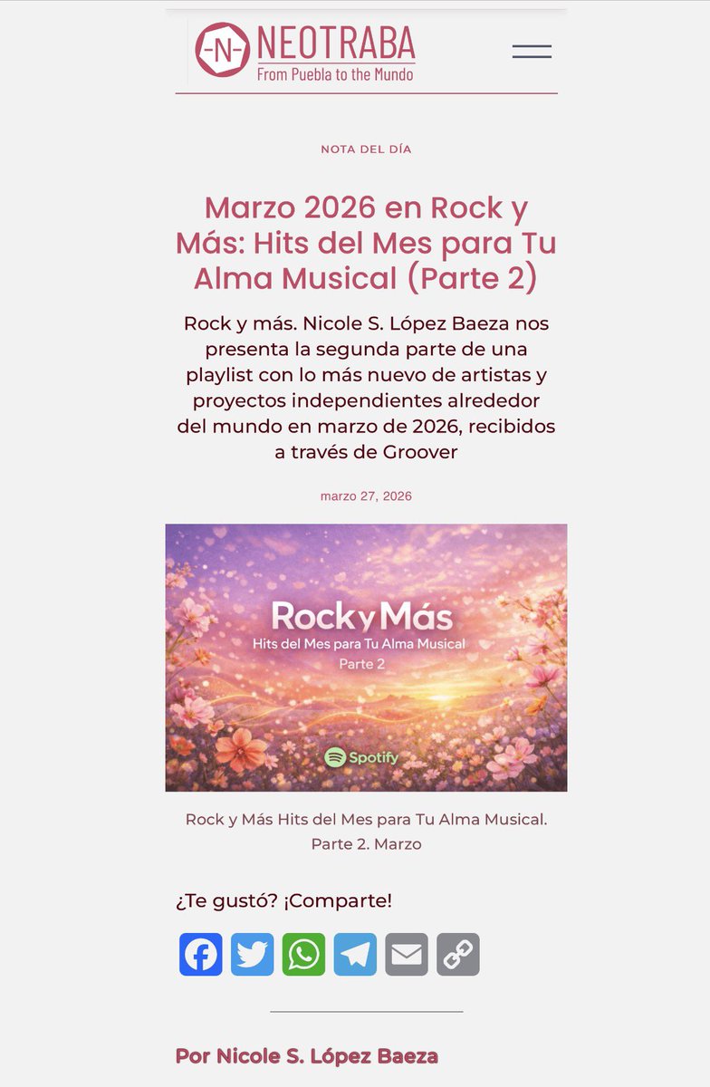 Arq Nicole López tweet media