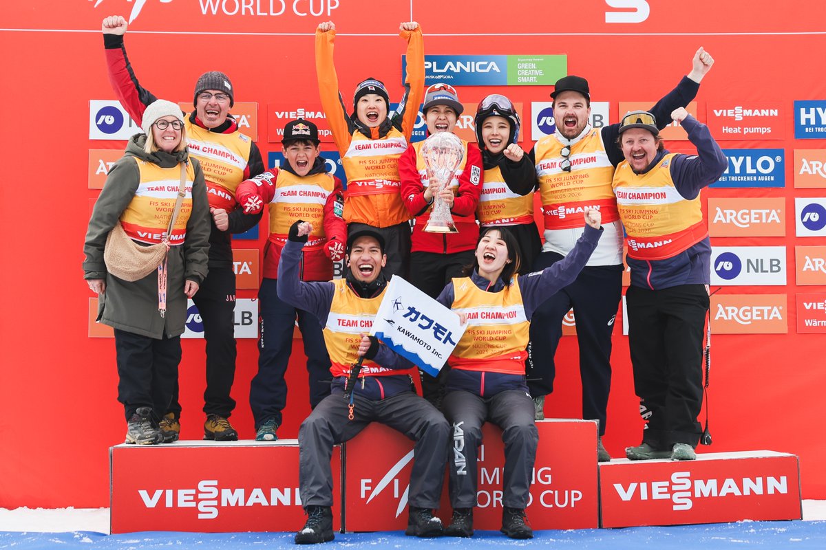 FISskijumping's tweet photo. JAAAAPAAAAAN 🇯🇵 Nations Cup Winners 2025/26 🔮

📸 FIS/Action Press/Julia Piatkowska

#fisskijumping #worldcupplanica https://t.co/Zjc1rtu2Fp