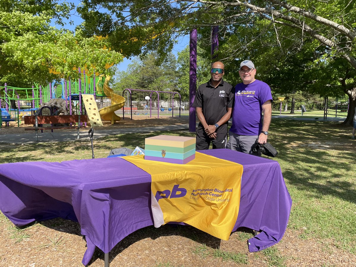PBRCNews's tweet image. We are proud to participate in the annual Sherwood Community Egg Hunt each year to meet with community members and share the study opportunities taking place at Pennington Biomedical #CommunityBuilding #BatonRouge #CommunityPartner #PBRC