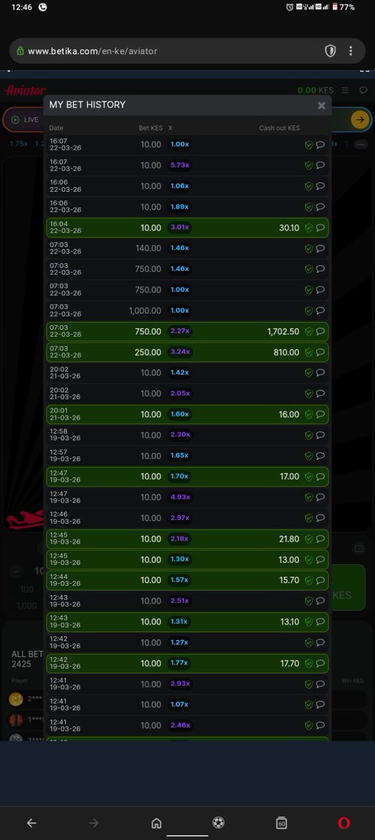 4zeey's tweet photo. @betika it's so unfair when someone wins a bet then fail to credit their account immediately, then later fabricate a bet slip on aviator claiming they've lost all their winnings.  It doesn't make sense how. You guys know what you've done. https://t.co/AbY8DuO8HT