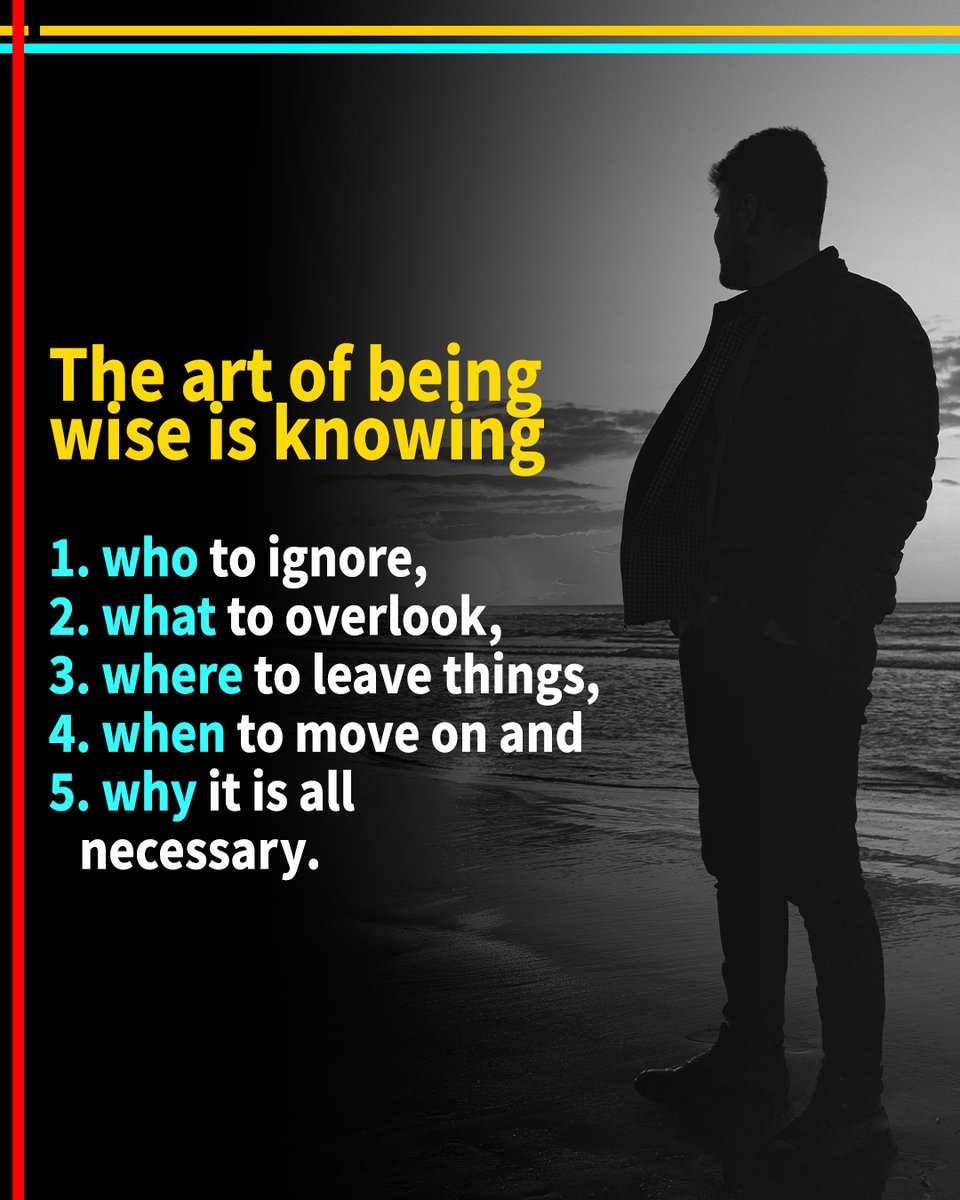 ArreHaan's tweet image. Wisdom is not knowing more, it is knowing what is not necessary anymore. 
#wisdomwithoutfear | #wisdomquote | #lifehacks | #livefornow