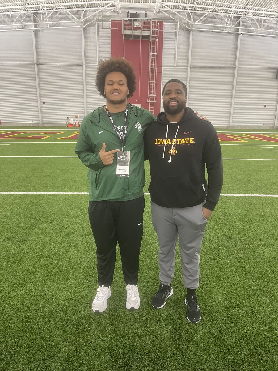 After a great junior day and great conversation with <a href="/ISURogers3/">Jimmy Rogers</a> I’m blessed to receive an offer from Iowa st <a href="/CoachThornton61/">Jake Thornton</a> <a href="/wattup_alex/">Alex Self ☀️</a> <a href="/ChrisBrooks83/">Chris Brooks</a> <a href="/314Bigs/">Coach Cory Henderson</a> <a href="/AllenTrieu/">Allen Trieu</a> <a href="/JPRockMO/">JP Rock</a> <a href="/SWiltfong_/">Steve Wiltfong</a> <a href="/StMarysHSSports/">St. Mary's South Side Catholic Athletics</a>