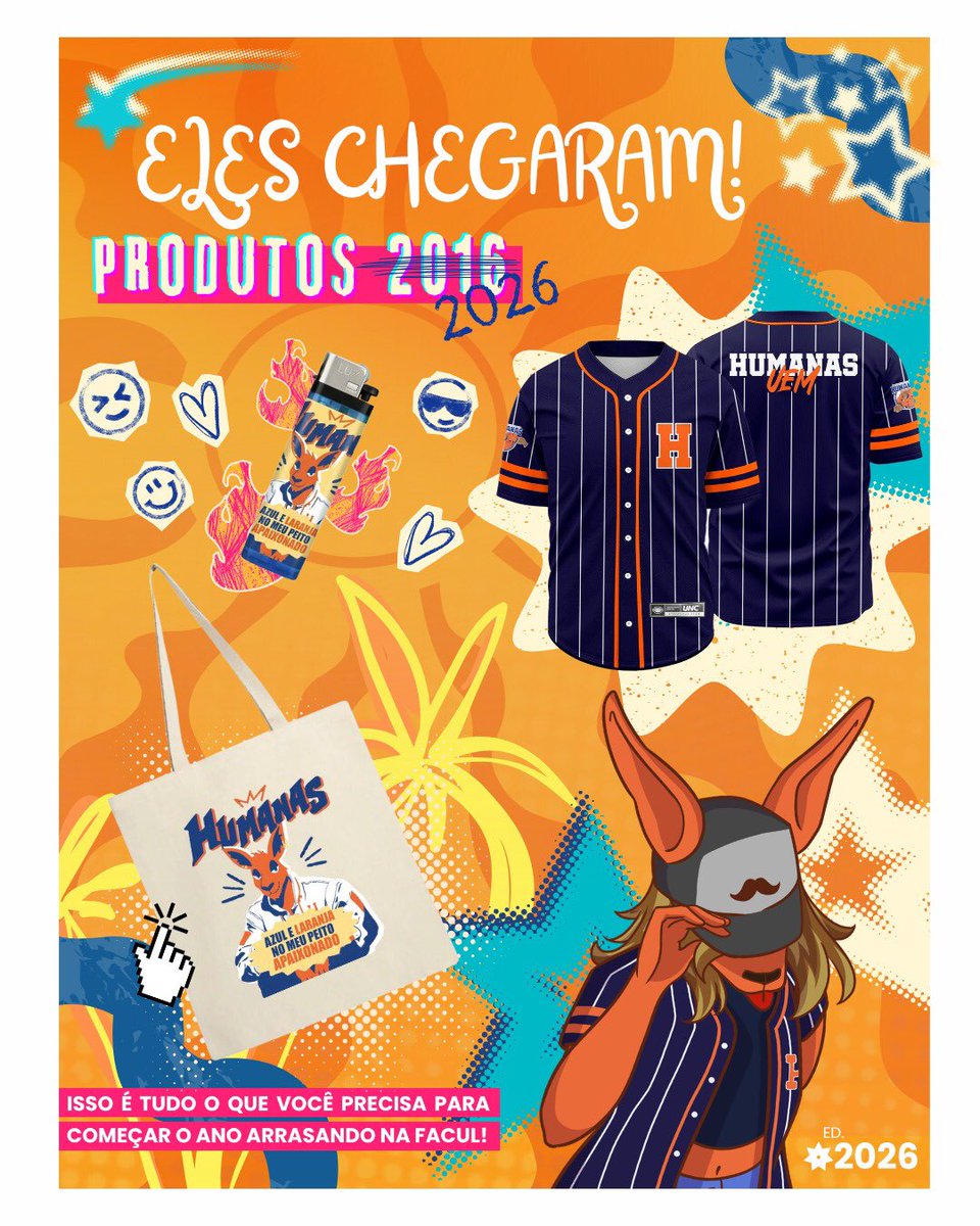 AAAHUEM's tweet photo. FAMILIAA !! vamos da uma olhadinha nos nossos produtos da atlética?? 👀👀 Juro, vc seria MALUCO se n tiver pelo menos um isqueirinho nosso (chega de ratear o do amiguinho)!! 🔥

Segue o 🧵 para ver os valores, para acessar o link e o prazo para fazer as suas comprinhass <33 https://t.co/HHBtqFEqrw