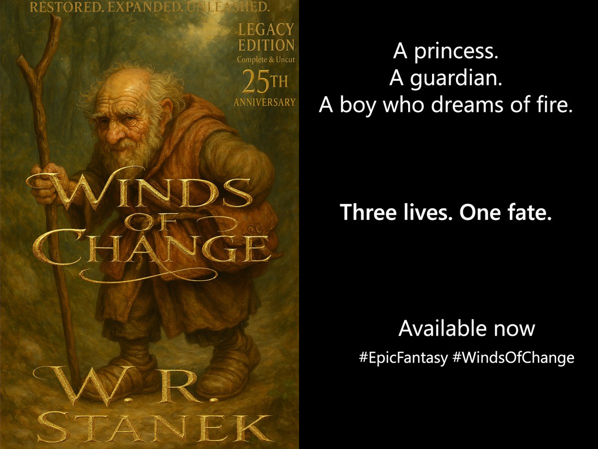 robertstanek's tweet image. A princess. A guardian. A boy who dreams of fire.

In Winds of Change, ancient powers are stirring and the fate of kingdoms is about to change.

Available now.
#WindsOfChange #FantasyBooks #EpicFantasy #AmReading